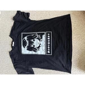 Romwe Anime Graphic Tee - Black